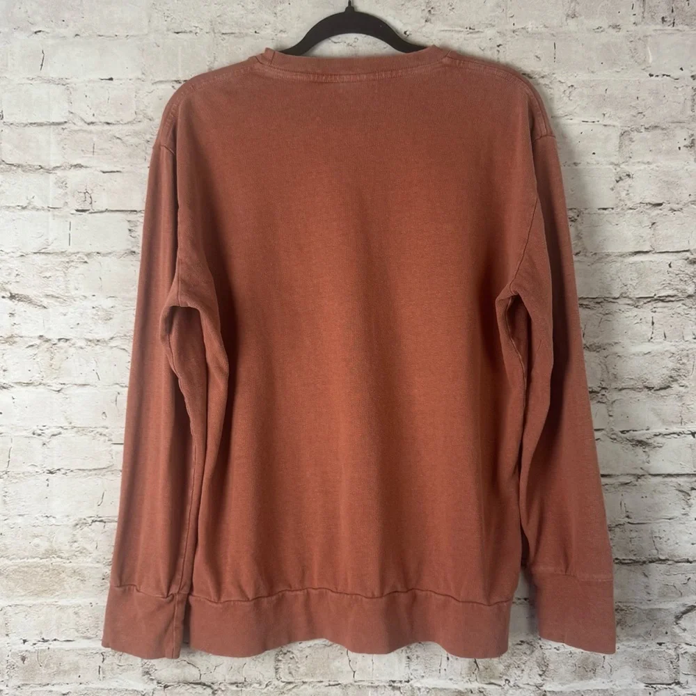 JUNGMAVEN Men's Medium Tahoe Sweatshirt Terracotta Hemp Organic Cotton M $98